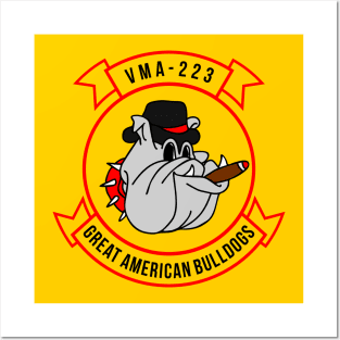 VMA 223 Great American Bulldogs Posters and Art